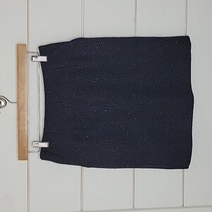 NWT MODCLOTH size 4 black with misc flecks of color mini skirt